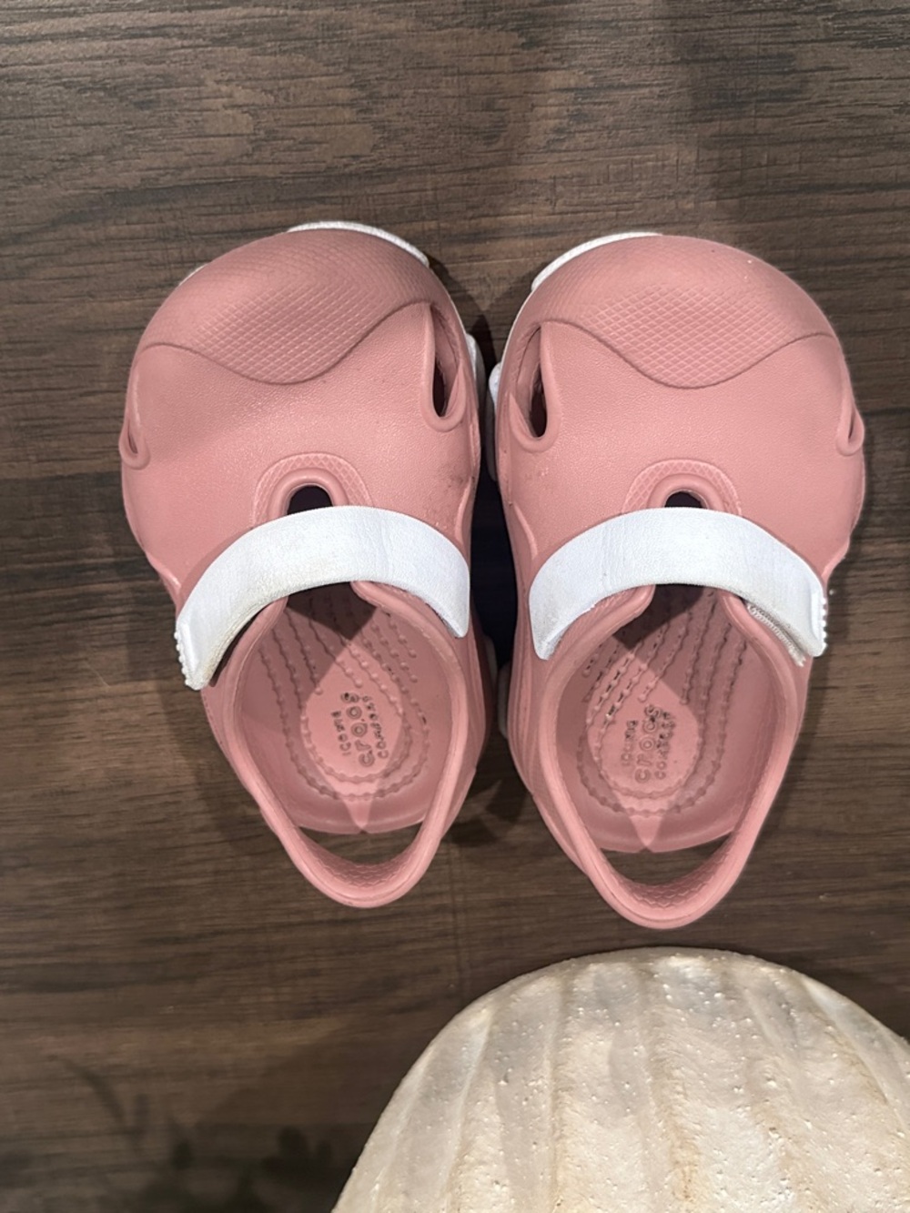 Pink all terrian crocs